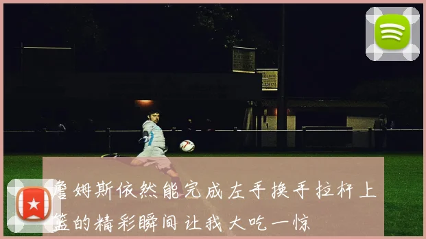 詹姆斯依然能完成左手换手拉杆上篮的精彩瞬间让我大吃一惊