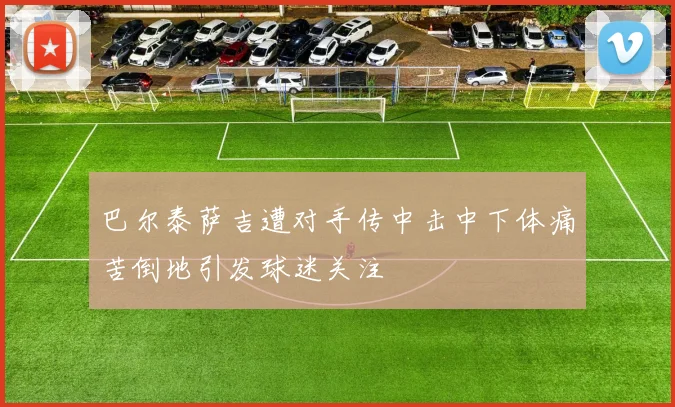 巴尔泰萨吉遭对手传中击中下体痛苦倒地引发球迷关注