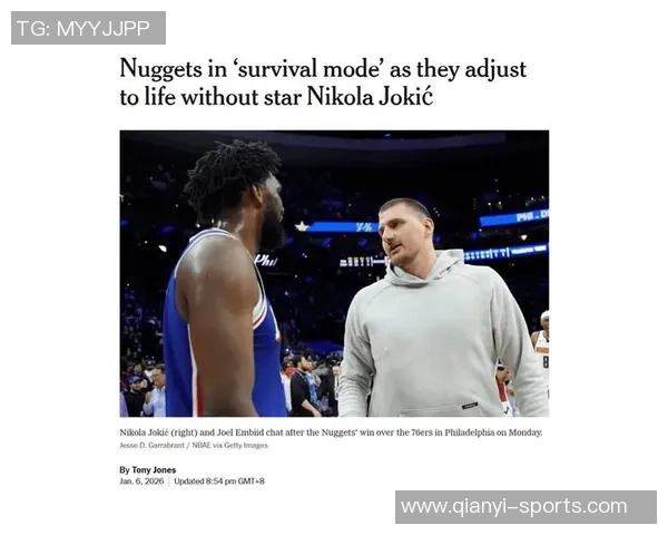 约基奇恢复情况良好有望在全明星赛前重返赛场